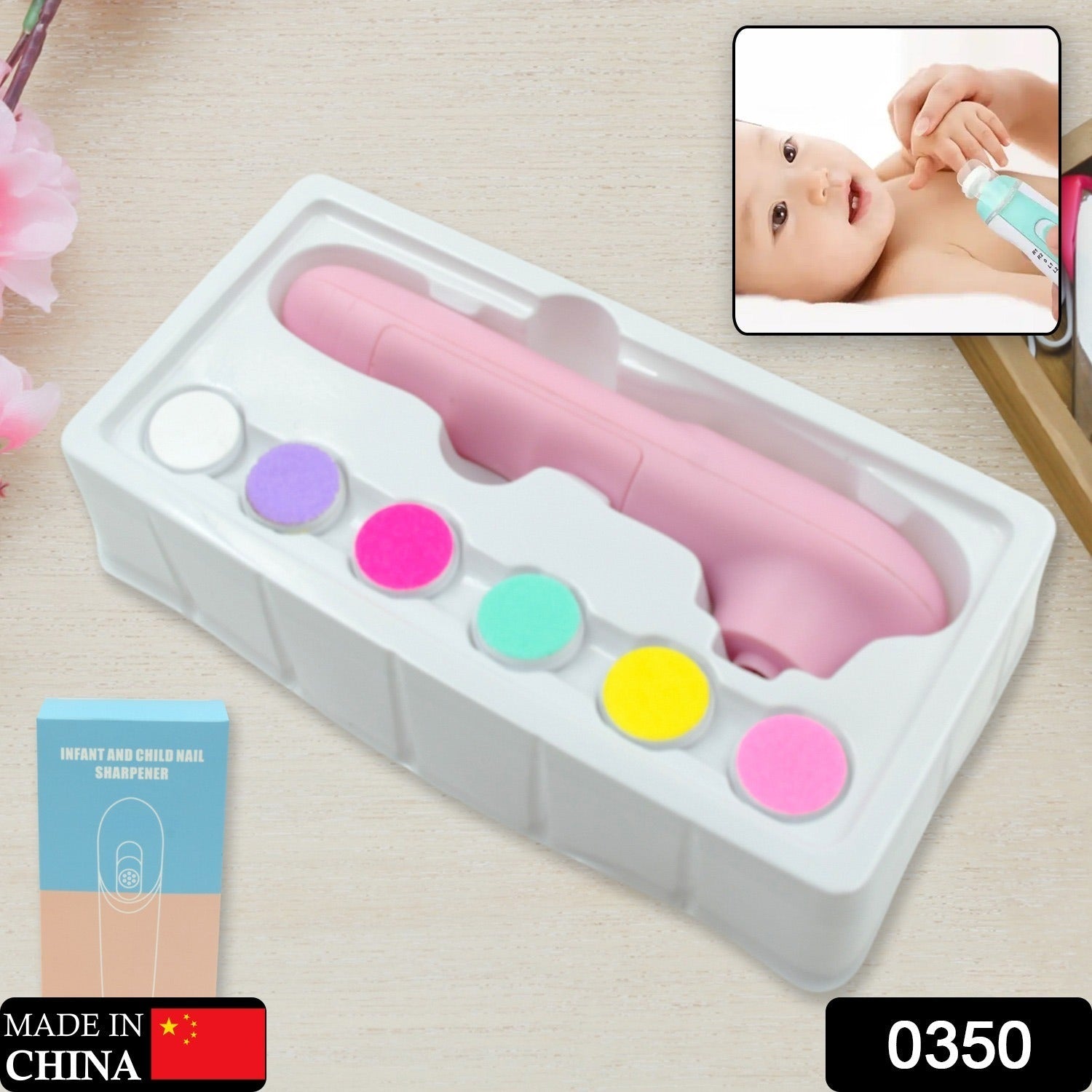 0350 6 in1 Electric Manicure Nail Sharpener for Babies and Children Baby Nail Cutter Manicure with 6 Grinding Heads, Electric Baby Nail File Electric Nail Clipper Toddler Nail Scissors Dropshipping 0350 6 in1 Electric Manicure Nail Sharpener for Babies and Children Baby Nail Cutter Manicure with 6 Grinding Heads, Electric Baby Nail File Electric Nail Clipper Toddler Nail Scissors Dropshipping